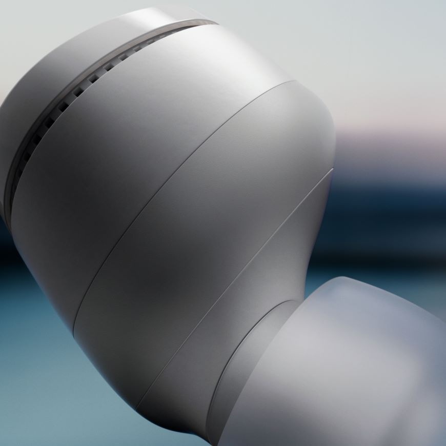 Sluchátka Bowers & Wilkins Pi6 - světle šedá Sluchátka Bowers & Wilkins Pi6 - světle šedá