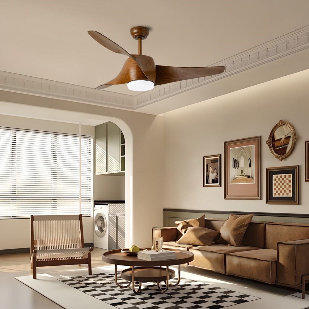 Stropní svítidlo IMMAX NEO LITE WAVE SMART LED s ventilátorem, 18W, Wi-Fi, TUYA hnědé Stropní svítidlo IMMAX NEO LITE WAVE SMART LED s ventilátorem, 18W, Wi-Fi, TUYA - hnědé
