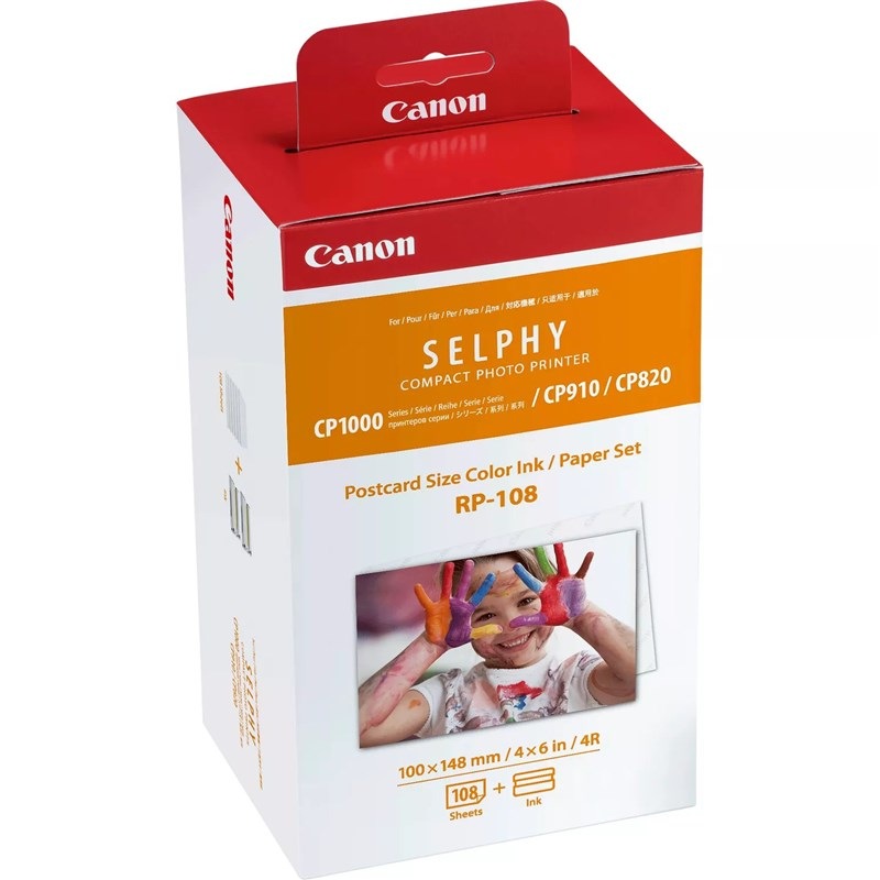 Fotopapír Canon RP-108,10x15 cm, 108 listů pro Selphy