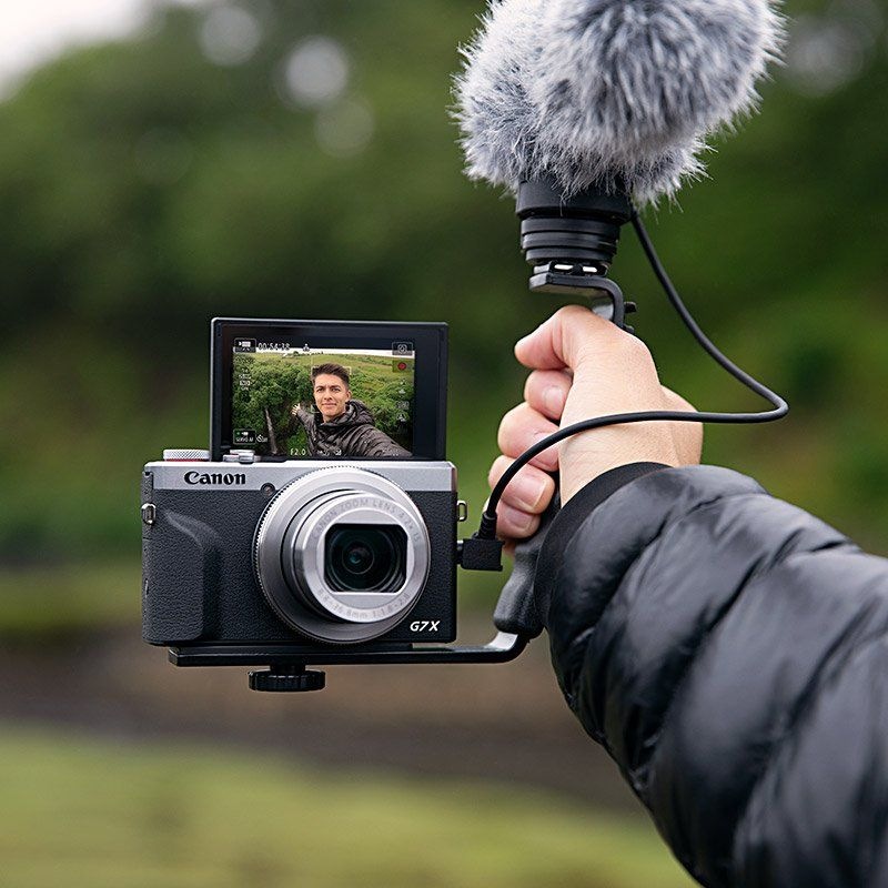 Digitální fotoaparát Canon PowerShot G7X Mark III Battery Kit stříbrný