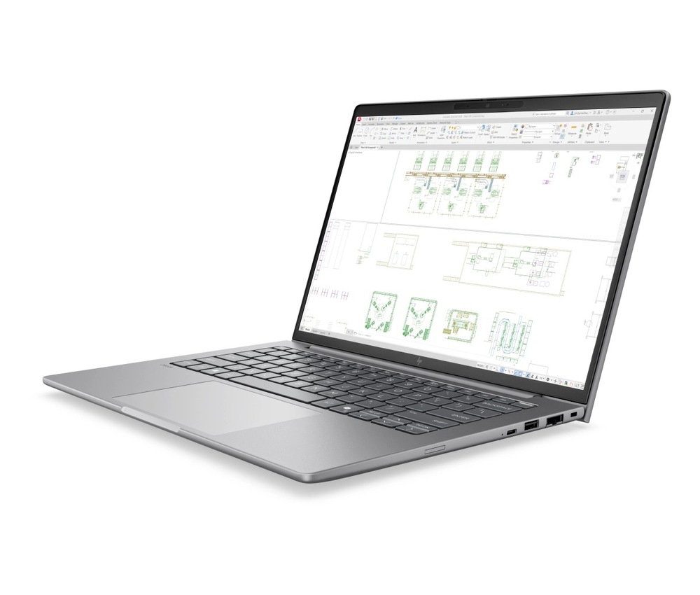 Notebook HP ZBook 8 G2i 14" stříbrný HP ZBook 8 G2i váží jen 1,43 kg