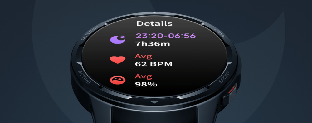 Chytré hodinky Xiaomi Watch S1 Active černé