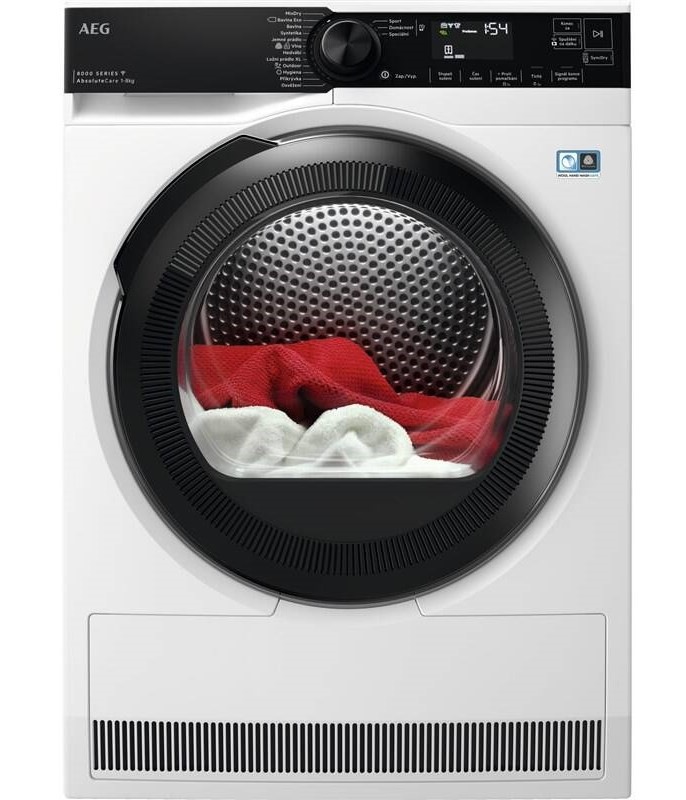 Sušička prádla AEG AbsoluteCare® Pro 9000X TR838H4C bílá