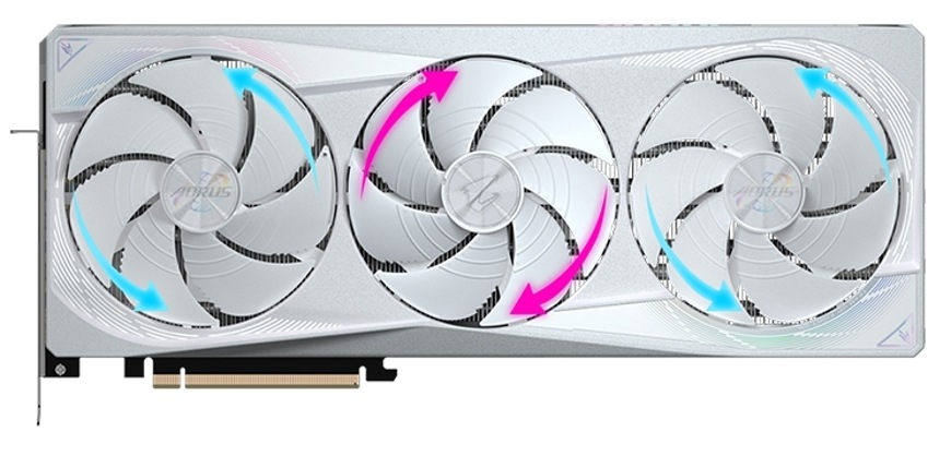 Grafická karta GIGABYTE AORUS GeForce RTX 5080 MASTER ICE 16G Grafická karta GIGABYTE AORUS GeForce RTX 5080 MASTER ICE 16G