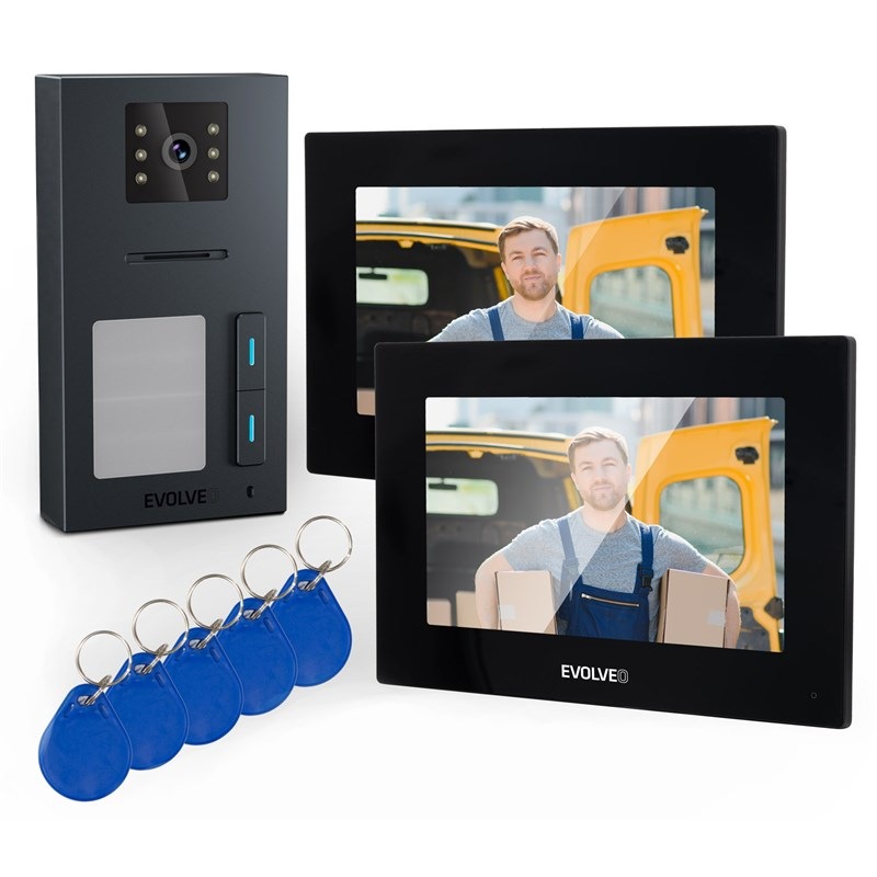 Dveřní videotelefon Evolveo DoorPhone AP2- 2 černý