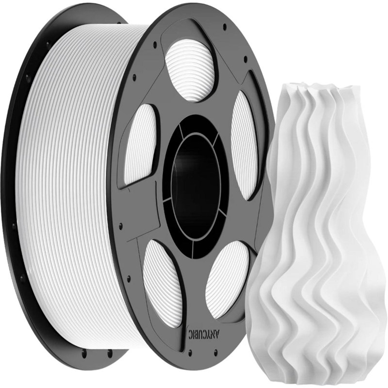 Filament Anycubic z kvalitního PLA+, bílá barva