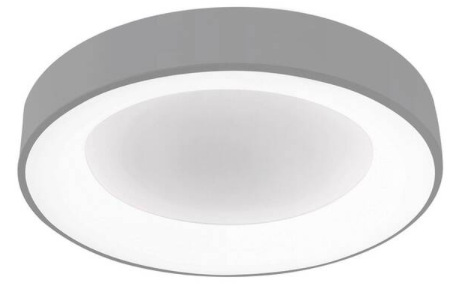 Stropní svítidlo Solight kulaté Treviso, 48W, 2880lm, stmívatelné, dálkové ovládání šedé