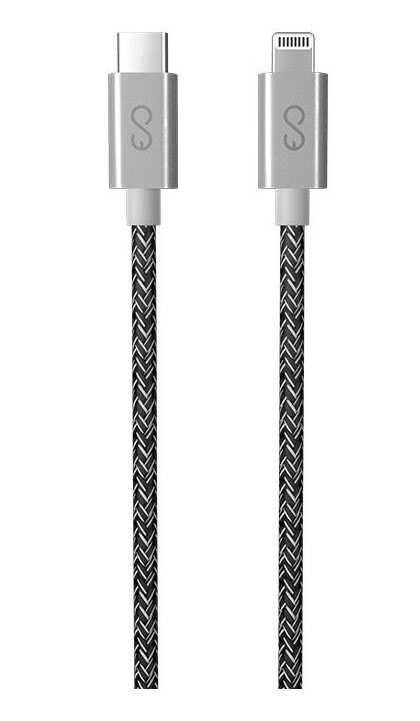 Kabel Epico USB-C/Lightning 60W, 1,2m šedý