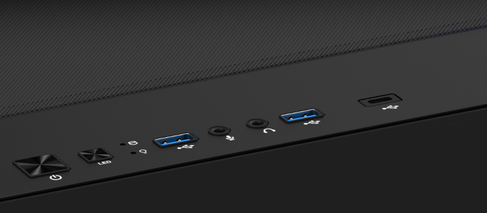 Case GIGABYTE C301 černá