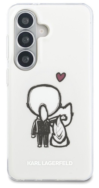 Kryt na mobil Karl Lagerfeld na Samsung Galaxy S26, průhledná barva