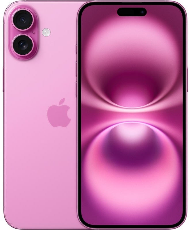 Mobilní telefon Apple iPhone 16 Plus 128 GB růžový
