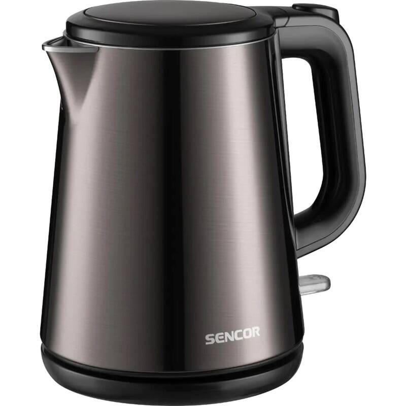 Rychlovarná konvice Sencor SWK 071BK o objemu 1 litr.