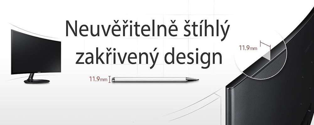 Monitor Samsung C27F396 černý
