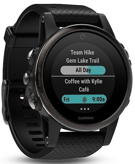 Chytré hodinky Garmin Fenix 5S Sapphire černé/šedé