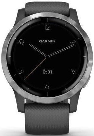 Chytré hodinky Garmin vívoactive4 Silver/Gray Chytré hodinky Garmin vívoactive4 Silver/Gray