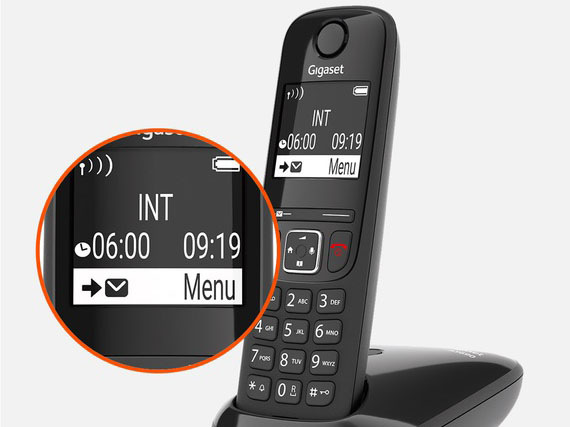 Domácí telefon Gigaset AS690 černý