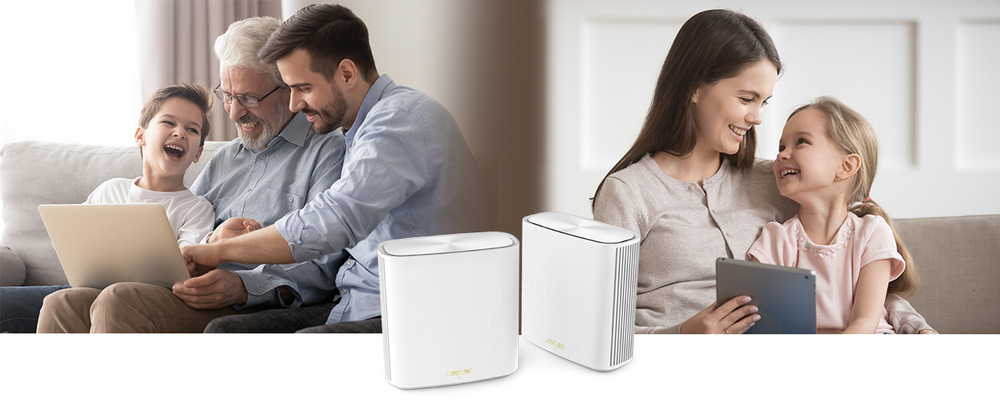 Komplexní Wi-Fi systém Asus ZenWiFi XD6 - AX5400 (2-pack) bílý Komplexní Wi-Fi systém Asus ZenWiFi XD6 - AX5400 (2-pack) bílý