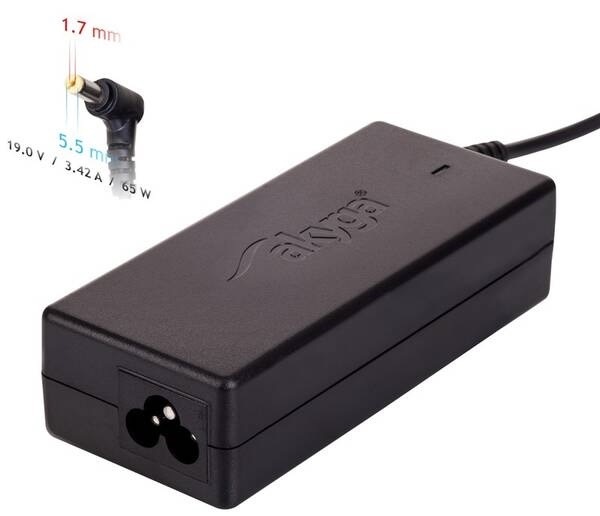 Napájecí adaptér Akyga pro notebook 19V/3.42A/65W 5.5x1.7 mm pro Acer