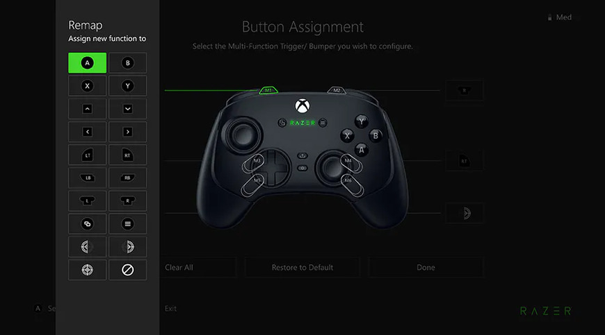 Razer Wolverine V3 Pro, Xbox, černá