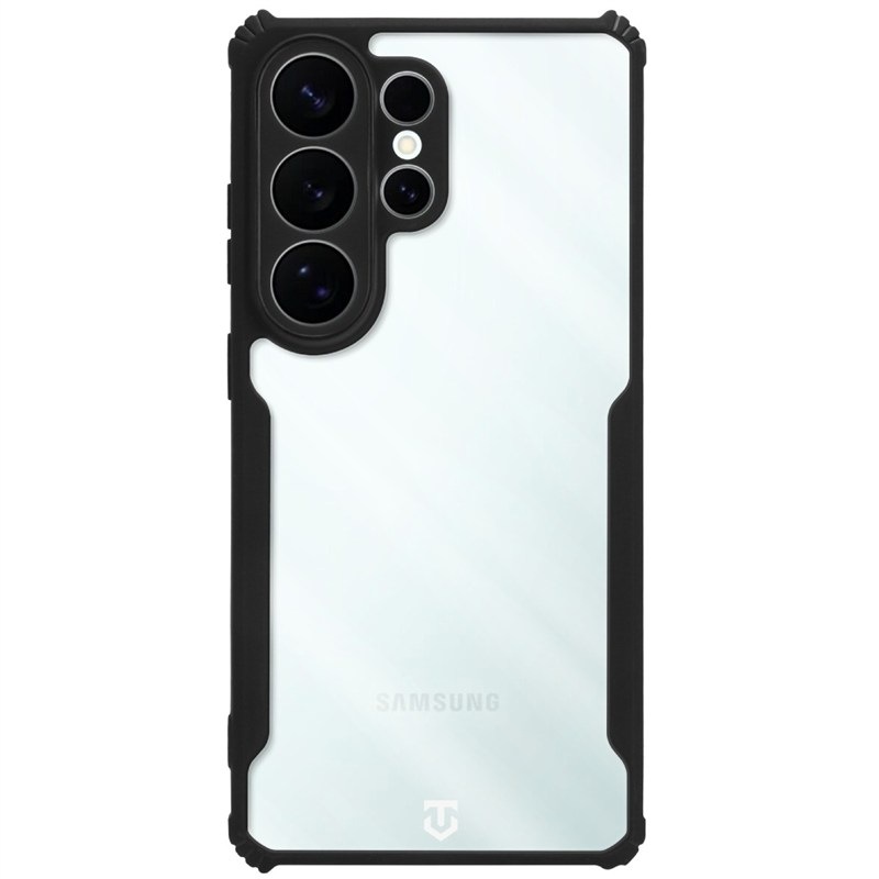 Kryt na mobil Tactical Quantum Stealth na Samsung Galaxy S26 Ultra - černý/průhledný