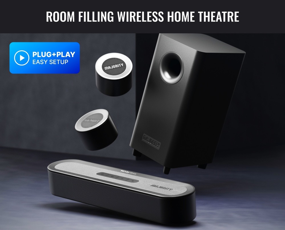 Soundbar Majority Halo 5.1 Atmos černý se Soundbarem Majority Bowfell Halo 5.1 Atmos si vytvoříte domácí kino, které vás vtáhne do děje.