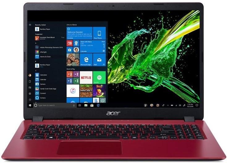 Notebook Acer Aspire 3 (A315-54K-322S) červený