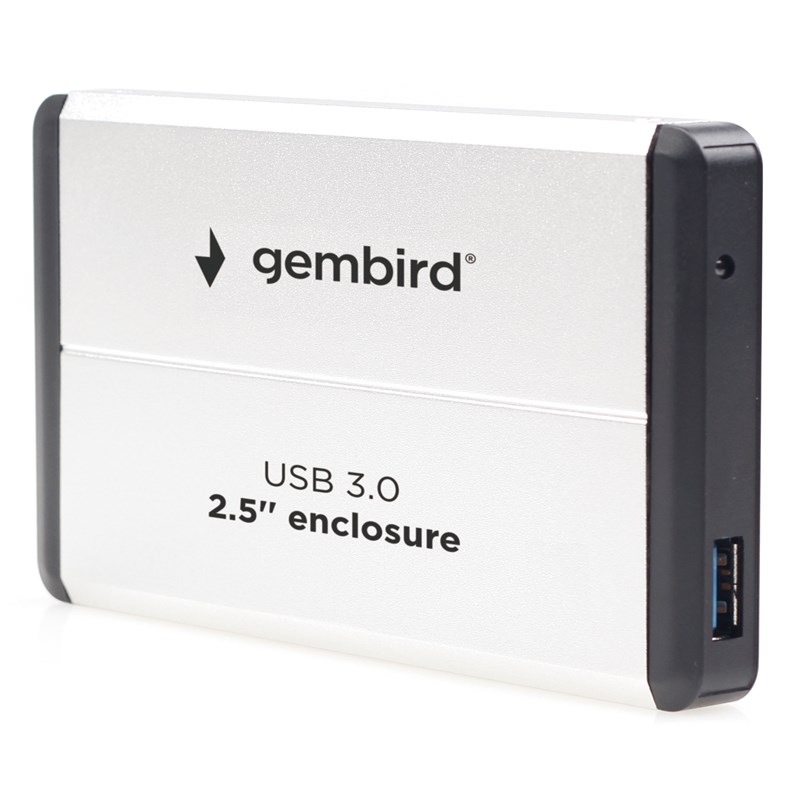 Box na HDD Gembird pro 2.5” zařízení, USB 3.0, SATA bílý