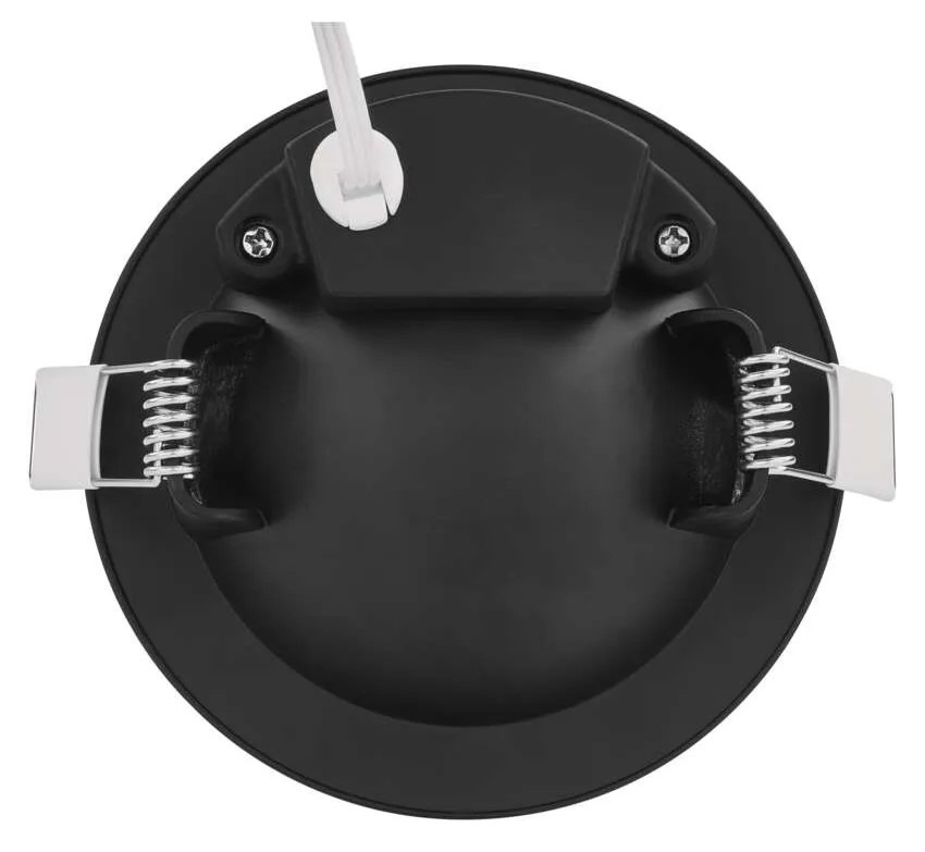 Vestavné svítidlo EMOS Geri 6,5W, 10cm, 780lm, teplá-studená bílá černé LED SVÍTIDLO GERI VES. KR 6,5W 700LM IP20 CCT Č