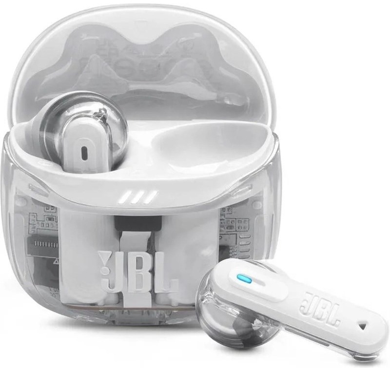 JBL Tune Flex 2 Ghost, bílá