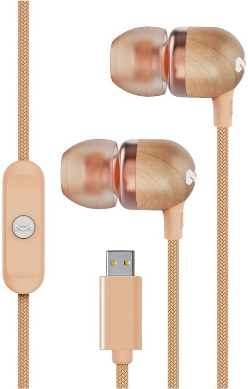 Sluchátka do uší Marley Smile Jamaica USB-C s mikrofonem