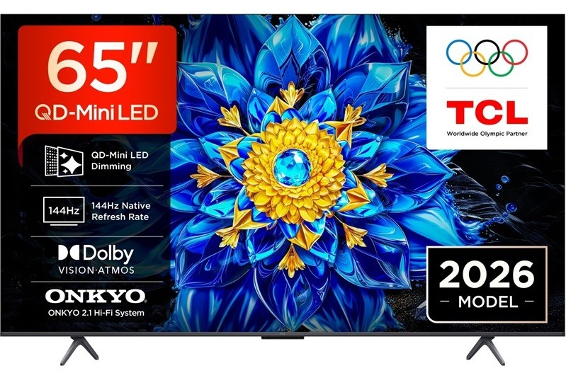 Televize TCL 65P8L s úhlopříčkou 164 cm.