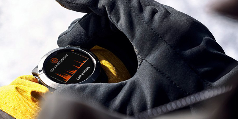 Chytré hodinky Garmin fenix6 PRO Sapphire (MAP/Music) - Titanium/Titanium Band