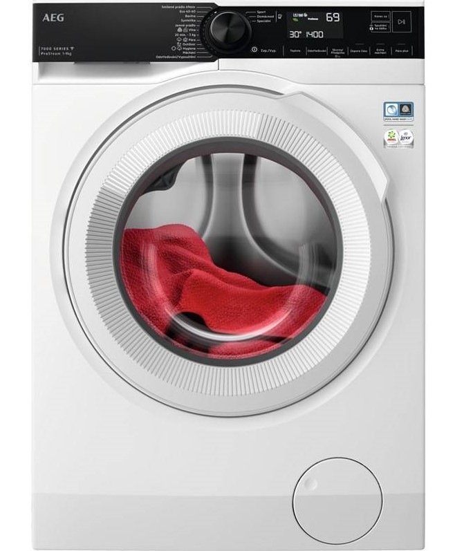 Pračka s předním plněním AEG LFR73942CC 7000 ProSteam 