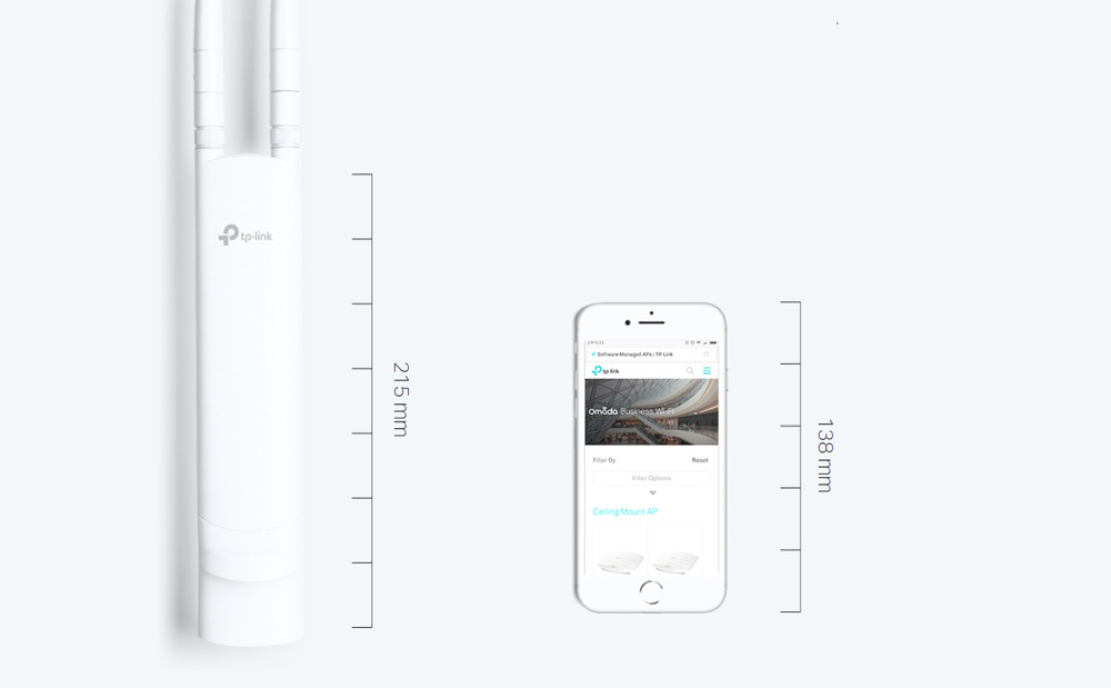 Přístupový bod (AP) TP-Link EAP113-Outdoor bílý Přístupový bod (AP) TP-Link EAP113-Outdoor bílý