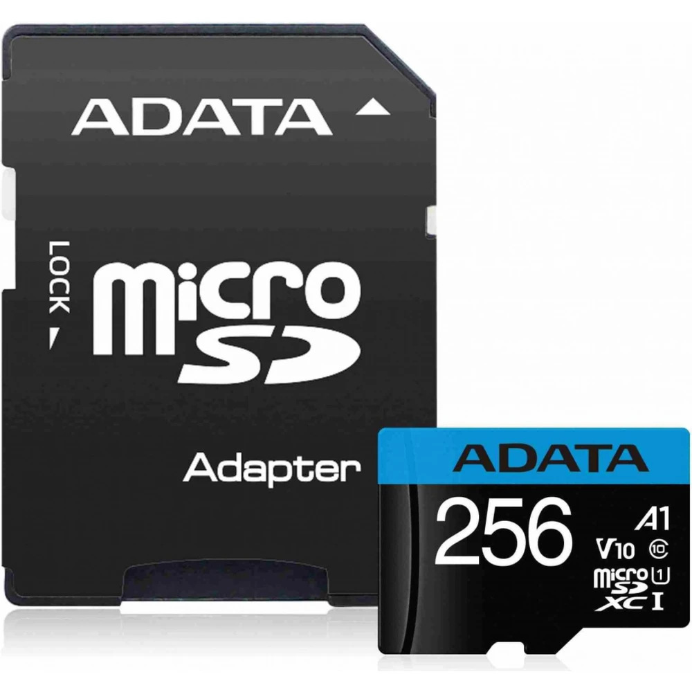 Paměťová karta ADATA Premier MicroSDHC 256GB UHS-I (85R/20W) + adaptér
