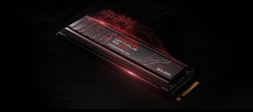 SSD SANDISK Optimus GX PRO 8100 8 TB Heatsink - PCIe 5.0 (NVMe) černý SSD SANDISK Optimus GX PRO 8100 Heatsink s grafikou zvýšeného výkonu