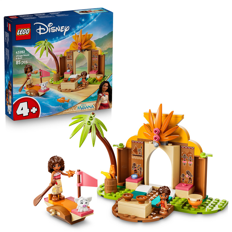 Stavebnice LEGO® │ Disney 43282 Vesnický dům a loďka