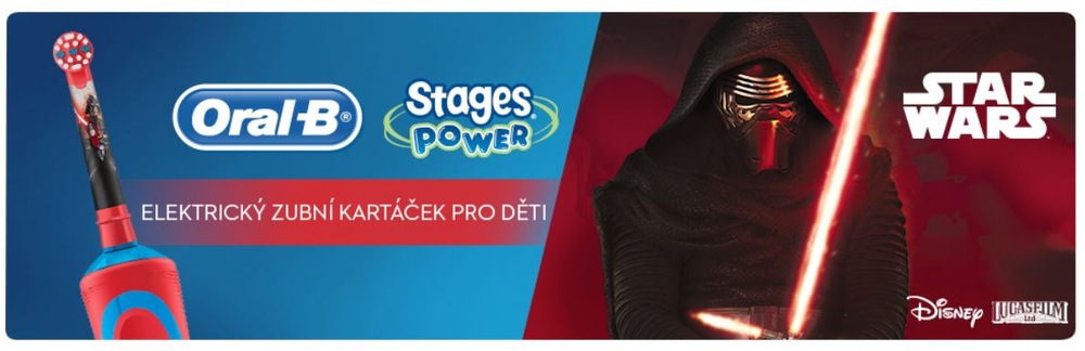 Náhradní kartáček Oral-B EB 10-2 Kids StarWars
