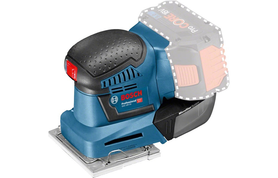 Vibrační bruska Bosch Professional GSS 18 V-10 (bez baterie)