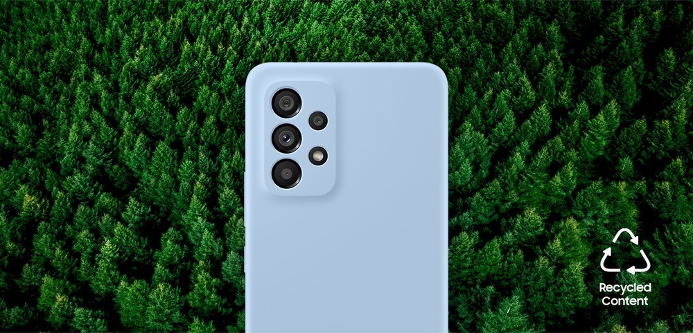 Kryt na mobil Samsung Silicon Cover na Galaxy A53 5G modrý Kryt na mobil Samsung Silicon Cover na Galaxy A53 5G modrý