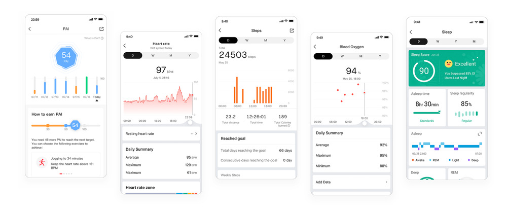 Chytré hodinky Amazfit GTS 4 Mini růžové