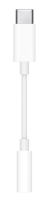 Redukce Apple USB-C / 3,5mm jack (2024) bílá