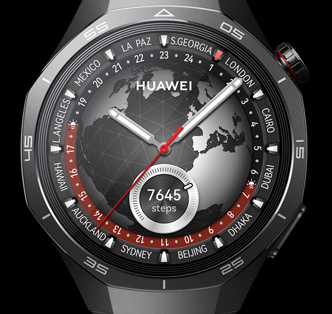 Chytré hodinky Huawei Watch GT 5 Pro 46 mm NFC - Black + Black Fluoroelastomer Strap