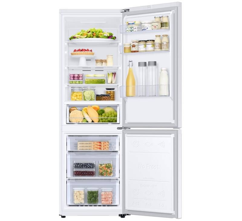 Chladnička s mrazničkou Samsung RB34C600CWW/EF bílá Otevřená lednice Samsung RB34C600CWW/EF