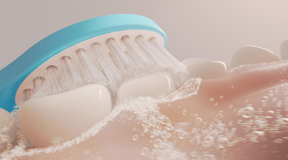 Náhradní hlavice Philips Sonicare For Kids HX6044/90 (4 ks) modrá Philips HX6044/90 Sonicare For Kids