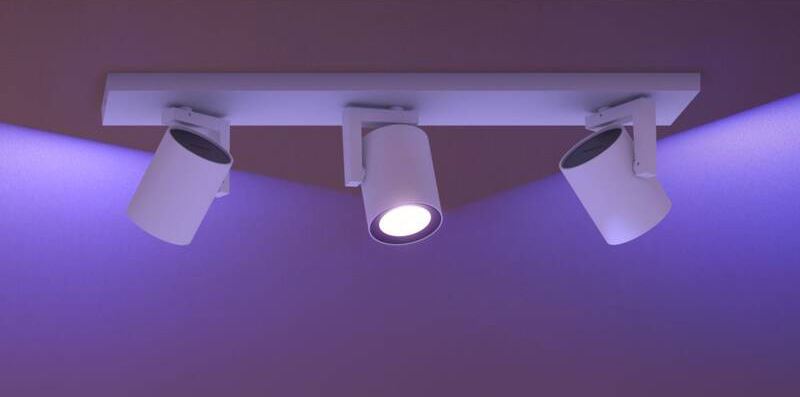 Bodové svítidlo Philips Hue Argenta White and Color Ambiance 3 Spot bílé Bodové svítidlo Philips Hue Argenta White and Color Ambiance 3 Spot bílé