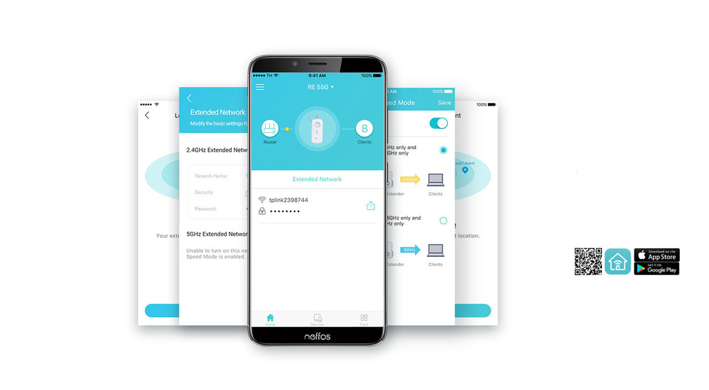 Wi-Fi extender TP-Link RE550 bílý TP-Link RE550
