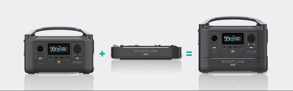 Přídavná baterie EcoFlow RIVER Max Extra Battery (288 Wh) Přídavná baterie EcoFlow RIVER Max Extra Battery (288 Wh)