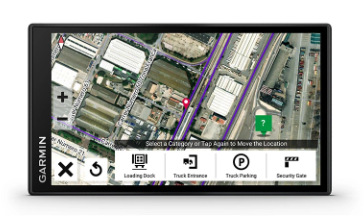 Navigační systém GPS Garmin dezl LGV610 Europe45 černý