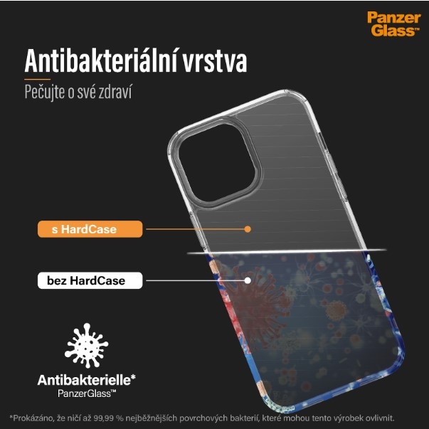 Kryt na mobil PanzerGlass HardCase na Apple iPhone 14/13 s MagSafe průhledný
